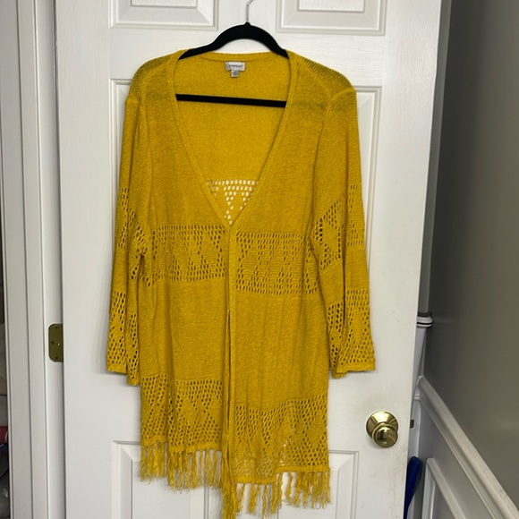 Yellow Cardigan - Picture 1 of 3